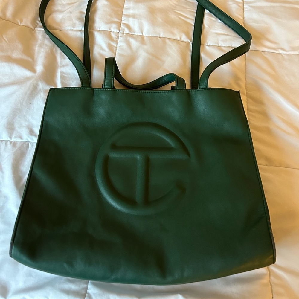 Olive Green Medium Telfar - Picture 1 of 8